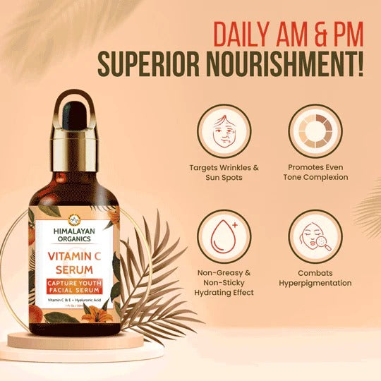 Himalayan Organics Vitamin C Serum Capture Youth Facial Serum