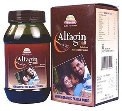 Wheezal Homeopathy Alfagin Malt Delicious Chocolate