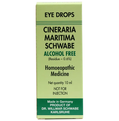 Dr. Willmar Schwabe India Cineraria Maritima Eye Drop Without Alcohol