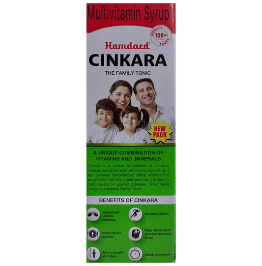 Hamdard Cinkara Multivitamin Syrup - BUDNE