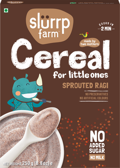 Slurrp Farm Sprouted Ragi Cereal For Little ones -  USA 