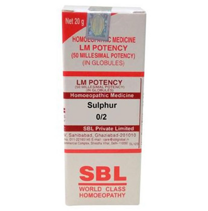 SBL Homeopathy Sulphur LM Potency - BUDEN