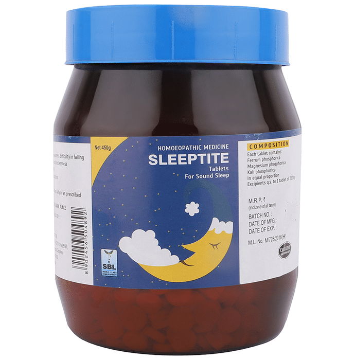 SBL Homeopathy Sleeptite Tablets - BUDEN