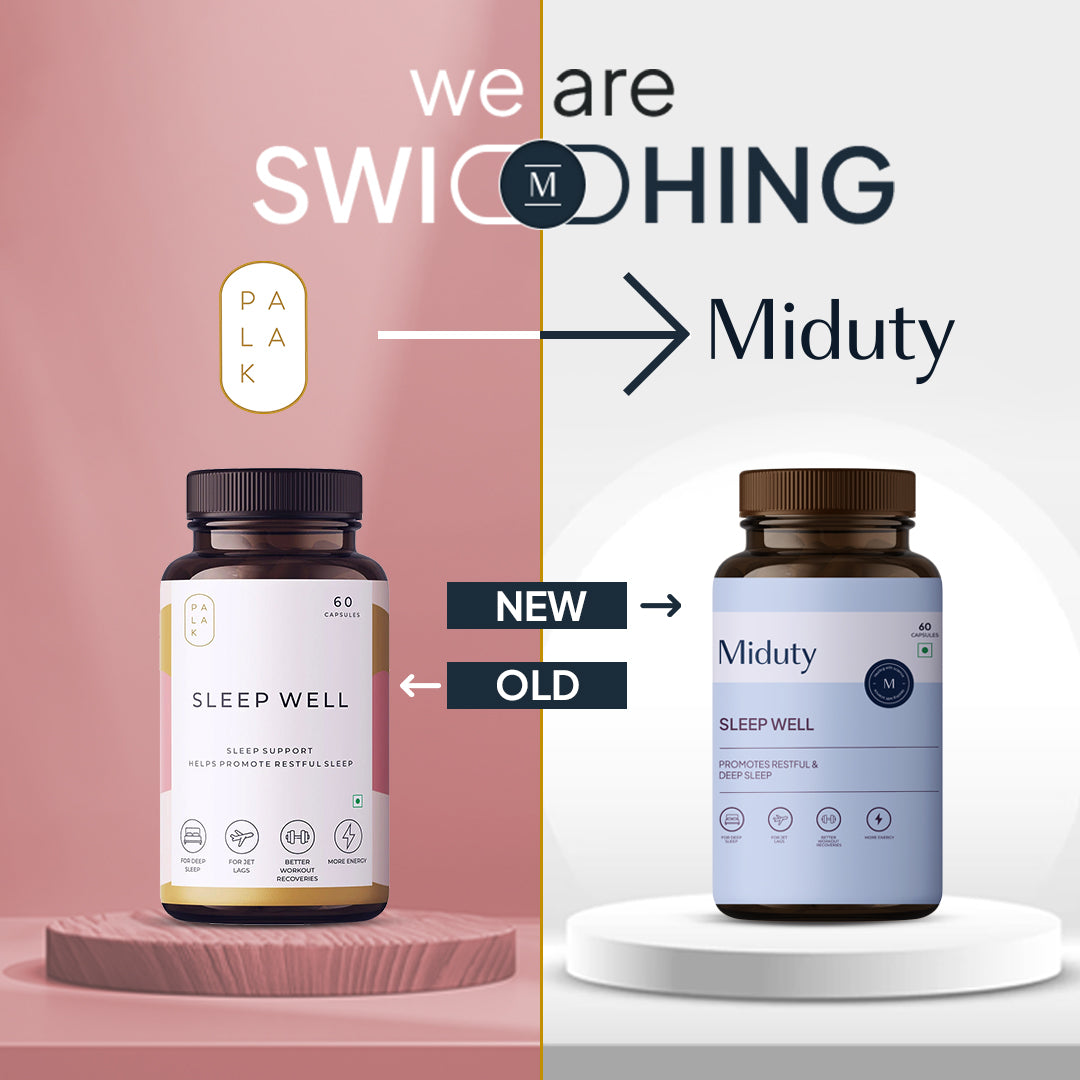 Miduty by Palak Notes Sleep Well Capsules