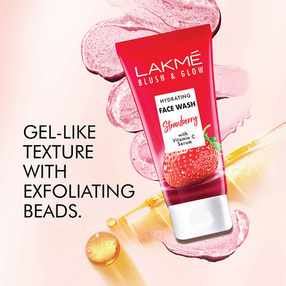 Lakme Blush & Glow Strawberry Freshness Gel Face Wash