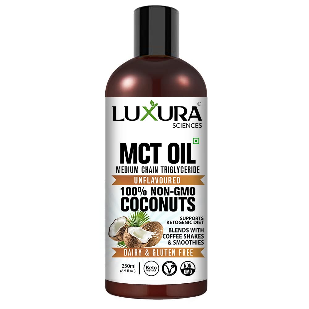 Luxura Sciences MCT Oil Organic for Weight and Energy Management - BUDEN