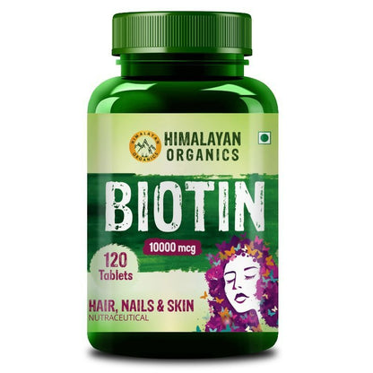 Himalayan Organics Plant Based Biotin 10000mcg Capsules