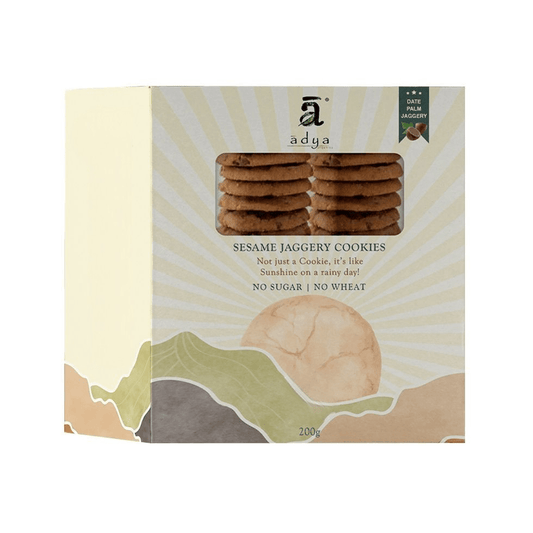Adya Organics Date Palm Jaggery Till Gur Cookies