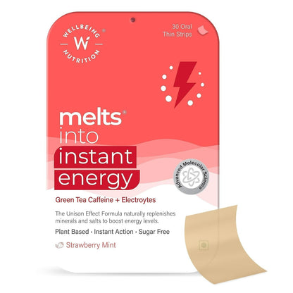 Wellbeing Nutrition Melts Instant Energy Oral Strips