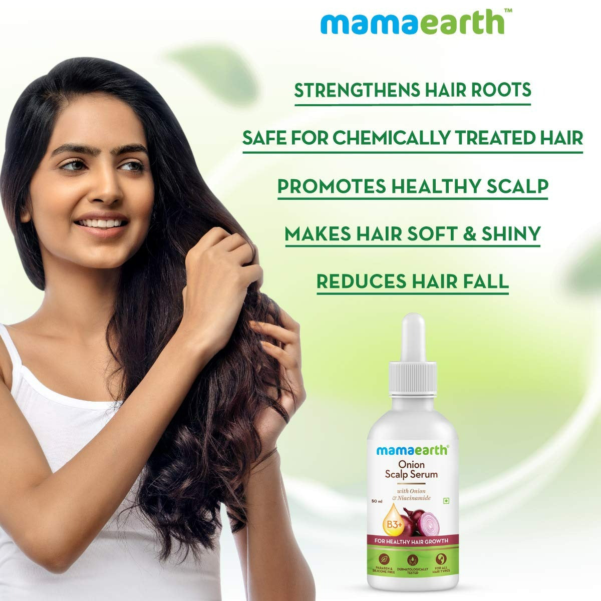 Mamaearth Onion Scalp Serum For Healthy Hair Growth