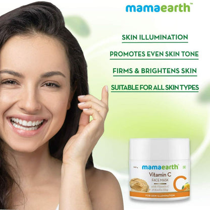 Mamaearth Vitamin C Face Mask For Skin Illumination