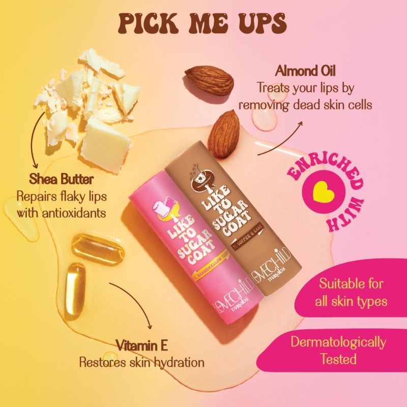 LoveChild By Masaba Gupta Lip Balm - I Like To Sugar Coat Coffee Cake