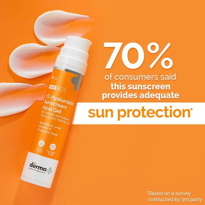 The Derma Co 1% Hyaluronic Sunscreen Aqua Gel