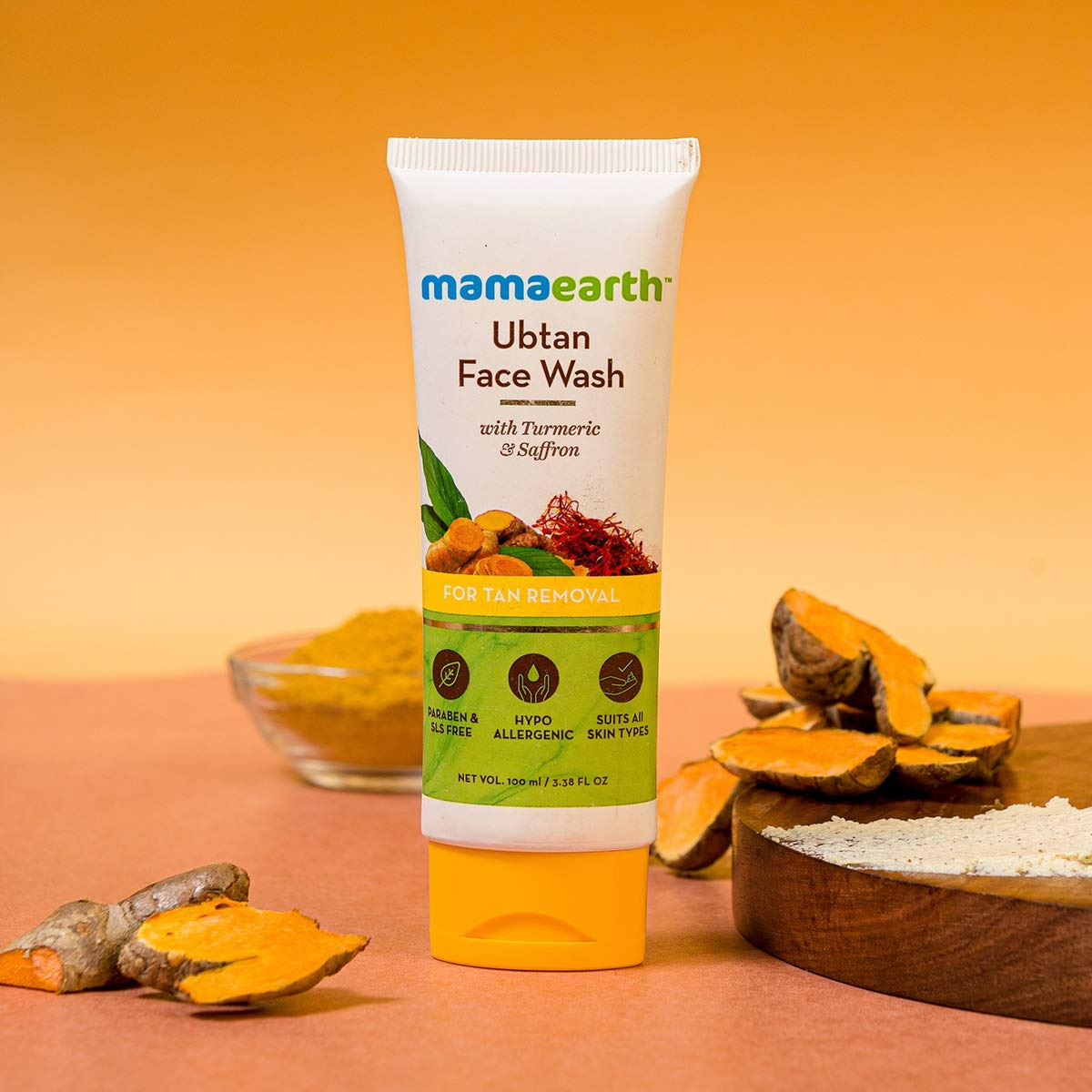 Mamaearth Ubtan Face Wash For Tan Removal