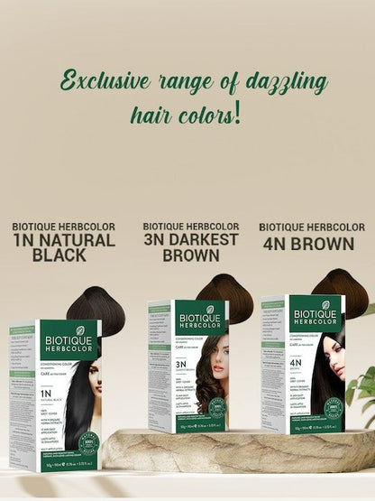 Biotique Herbcolor 3N Darkest Brown