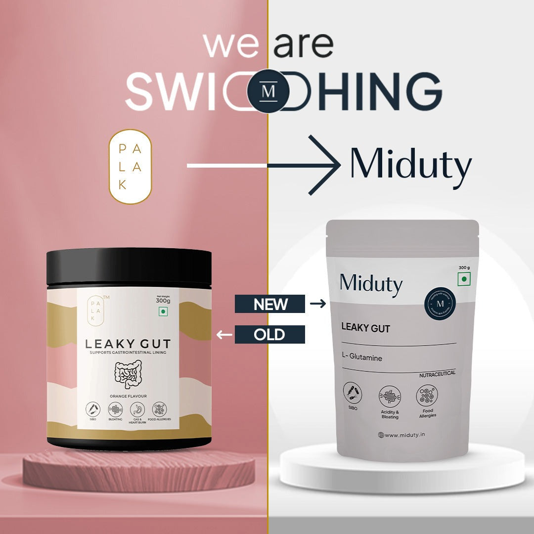 Miduty by Palak Notes Leaky Gut Powder