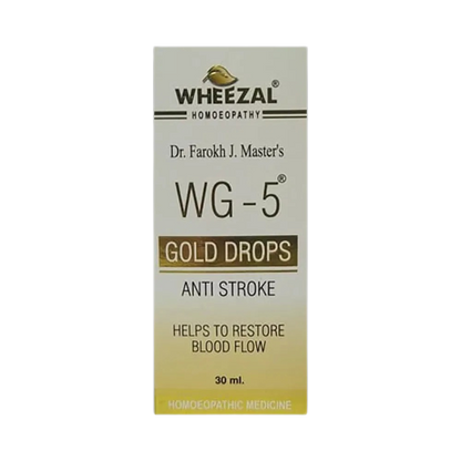 Wheezal Homeopathy WG-5 Gold Drops - BUDEN