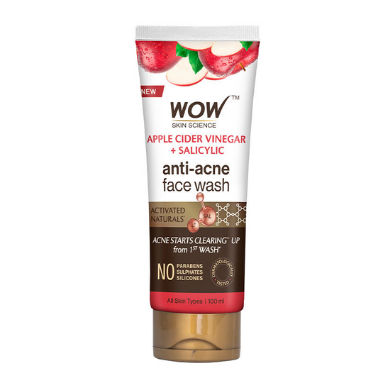 Wow Skin Science Apple Cider Vinegar Face Wash - 100ML