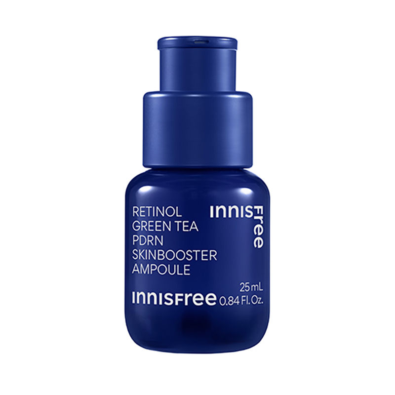 Innisfree 1% Retinol Green Tea VEGAN PDRN Ampoule - Anti-Aging, Brightening & Skin-Soothing Serum