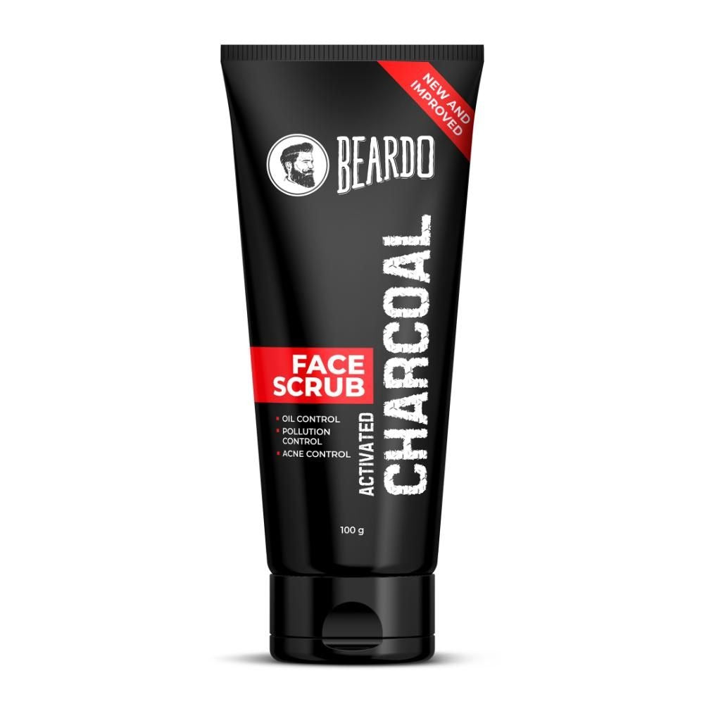 Beardo Activated Charcoal Face Scrub - BUDNE