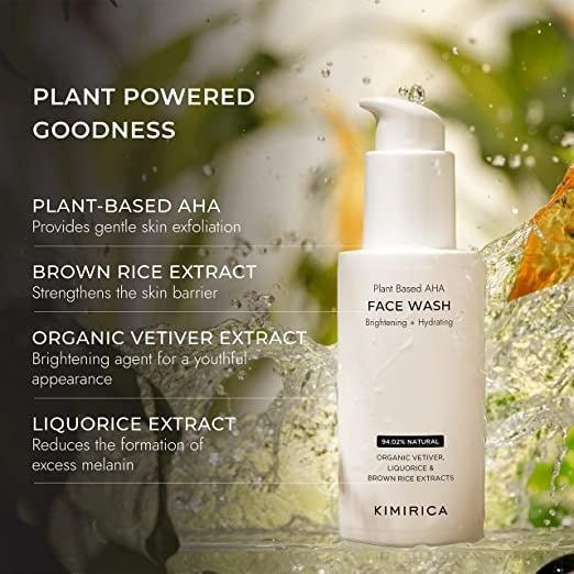 Kimirica Brightening + Hydrating Face Wash