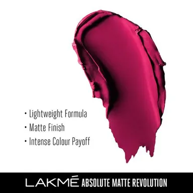 Lakme Absolute Matte Revolution Lip Color - Mauve Me