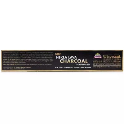 Wheezal Hekla Lava Charcoal Toothpaste