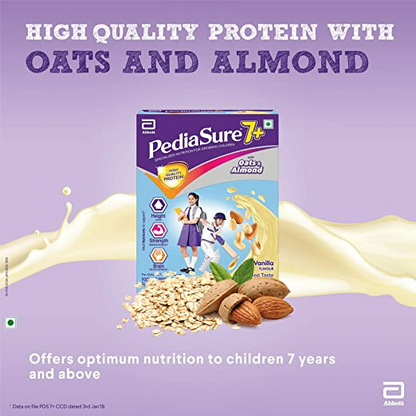 Pediasure 7 Plus Oats & Almond Nutrition Drink Powder Vanilla Flavour