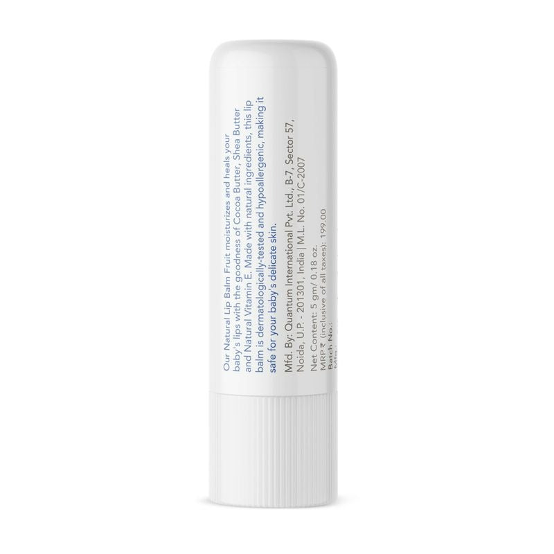 The Moms Co Natural Vanilla Lip Balm