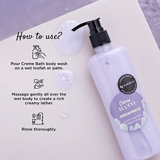 Kimirica Creme Bath Periwinkle Body Wash