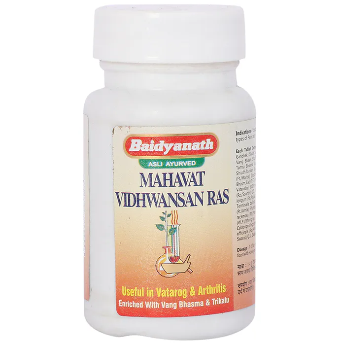 Baidyanath Jhansi Mahavat Vidhwansan Ras 80 Tabs