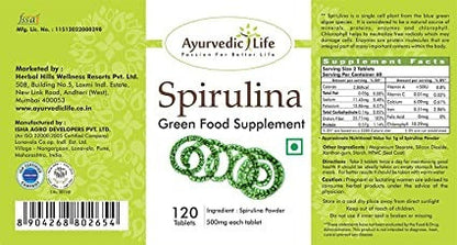 Ayurvedic Life Spirulina Tablets