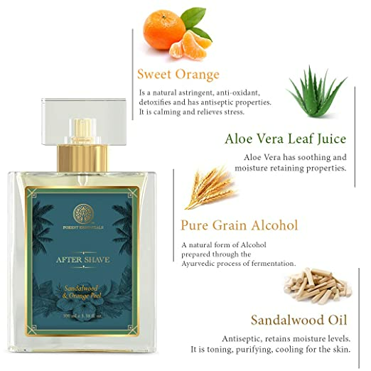 Forest Essentials After Shave Spray Sandalwood & Orange Peel