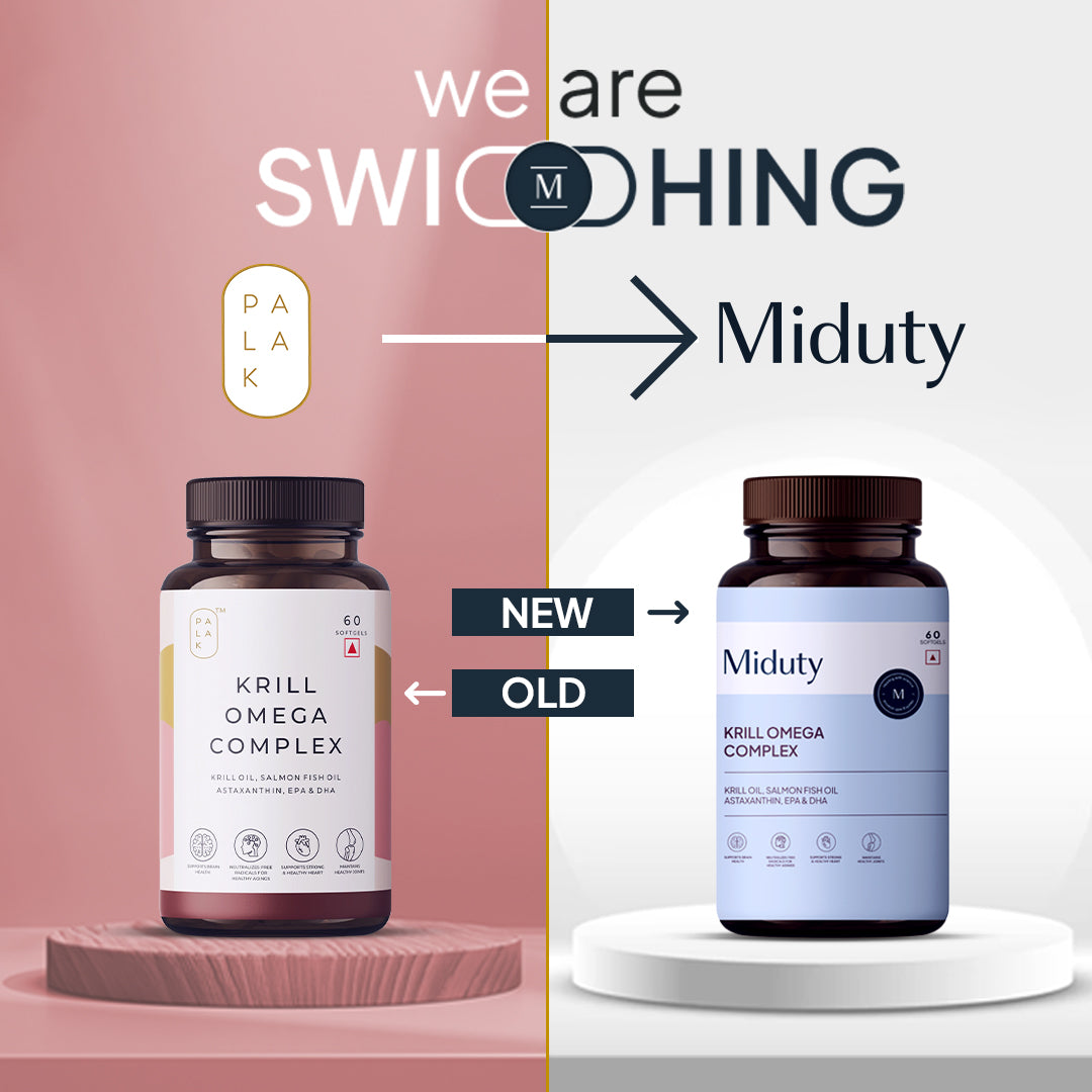 Miduty by Palak Notes Krill Omega Complex Softgels