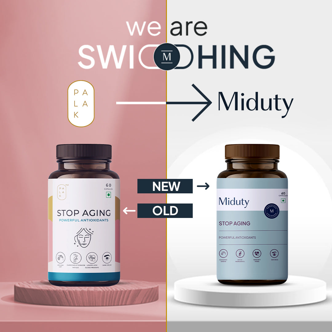 Miduty by Palak Notes Stop Aging Capsules