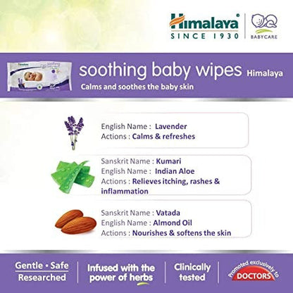 Himalaya Herbals - Soothing Baby Wipes