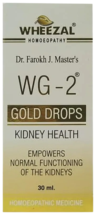 Wheezal Homeopathy WG-2 Gold Drops