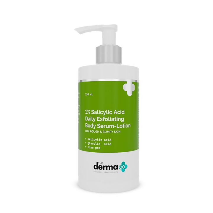 The Derma Co 1% Salicylic Acid Daily Exfoliating Body Serum-Lotion - BUDNE