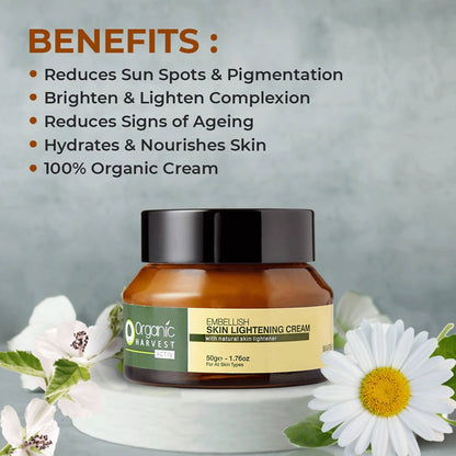 Organic Harvest Activ Embellish Skin Lightening Cream