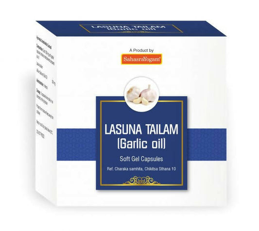 Sahasrayogam Lasuna Tailam (Garlic Oil) Capsules - BUDEN