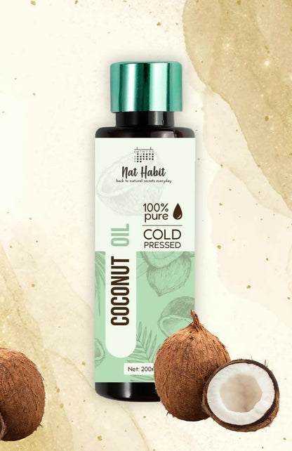 Nat Habit 100% Pure Cold Pressed Coconut Oil