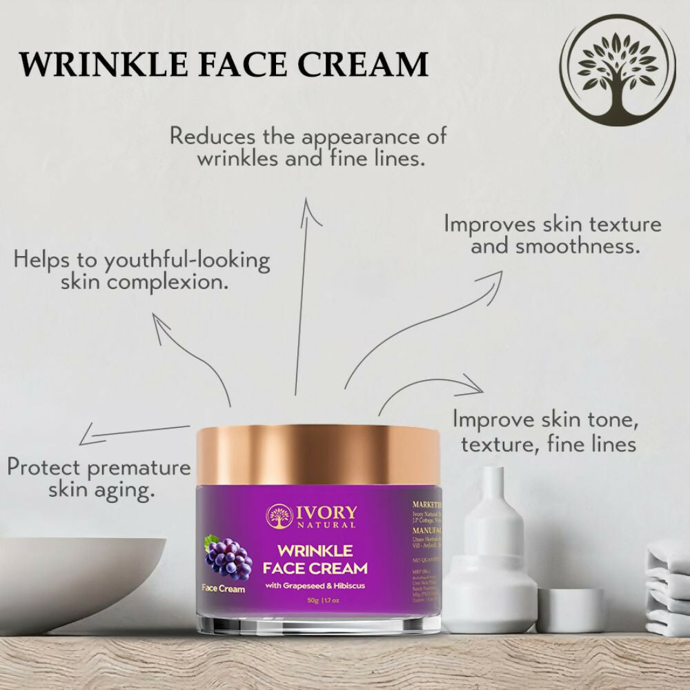 Ivory Natural Wrinkle Face Cream For More Radiant And Youthful Look