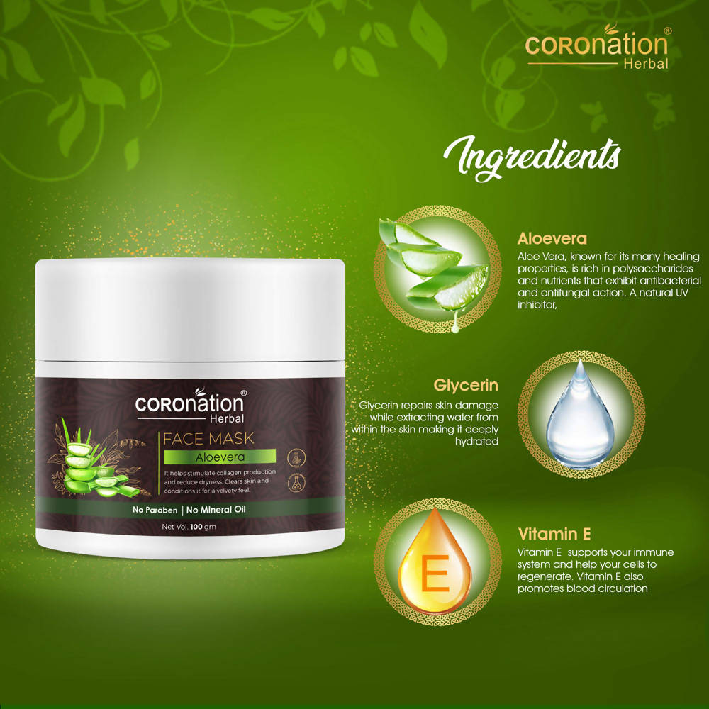 Coronation Herbal Aloevera Face Mask