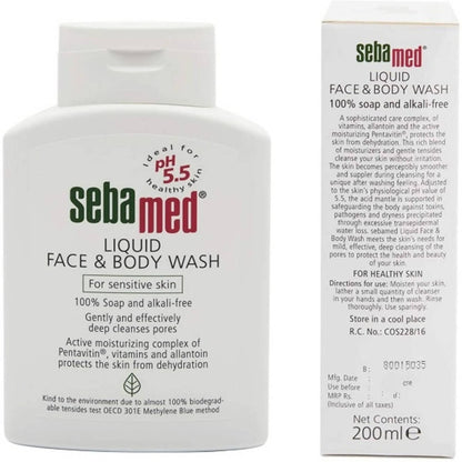 Sebamed Liquid Face And Body Wash