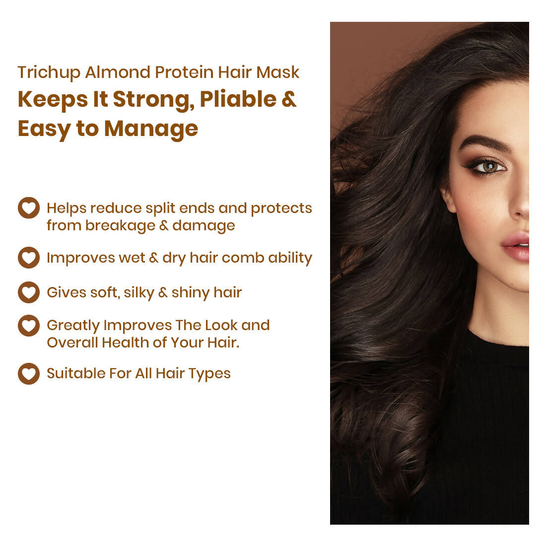 Vasu Healthcare Trichup Almond Protein Hair Mask
