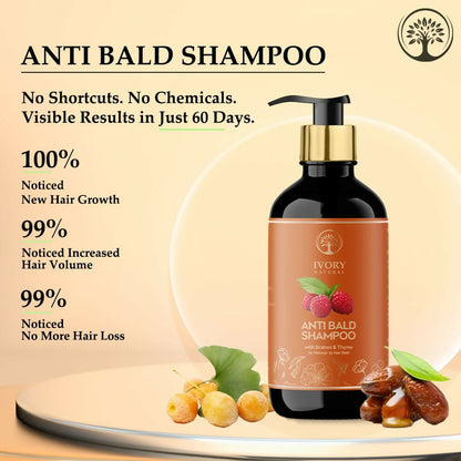 Ivory Natural Bald Shampoo Organic For Loss Of Hair And Get Fuller Thicker Hair