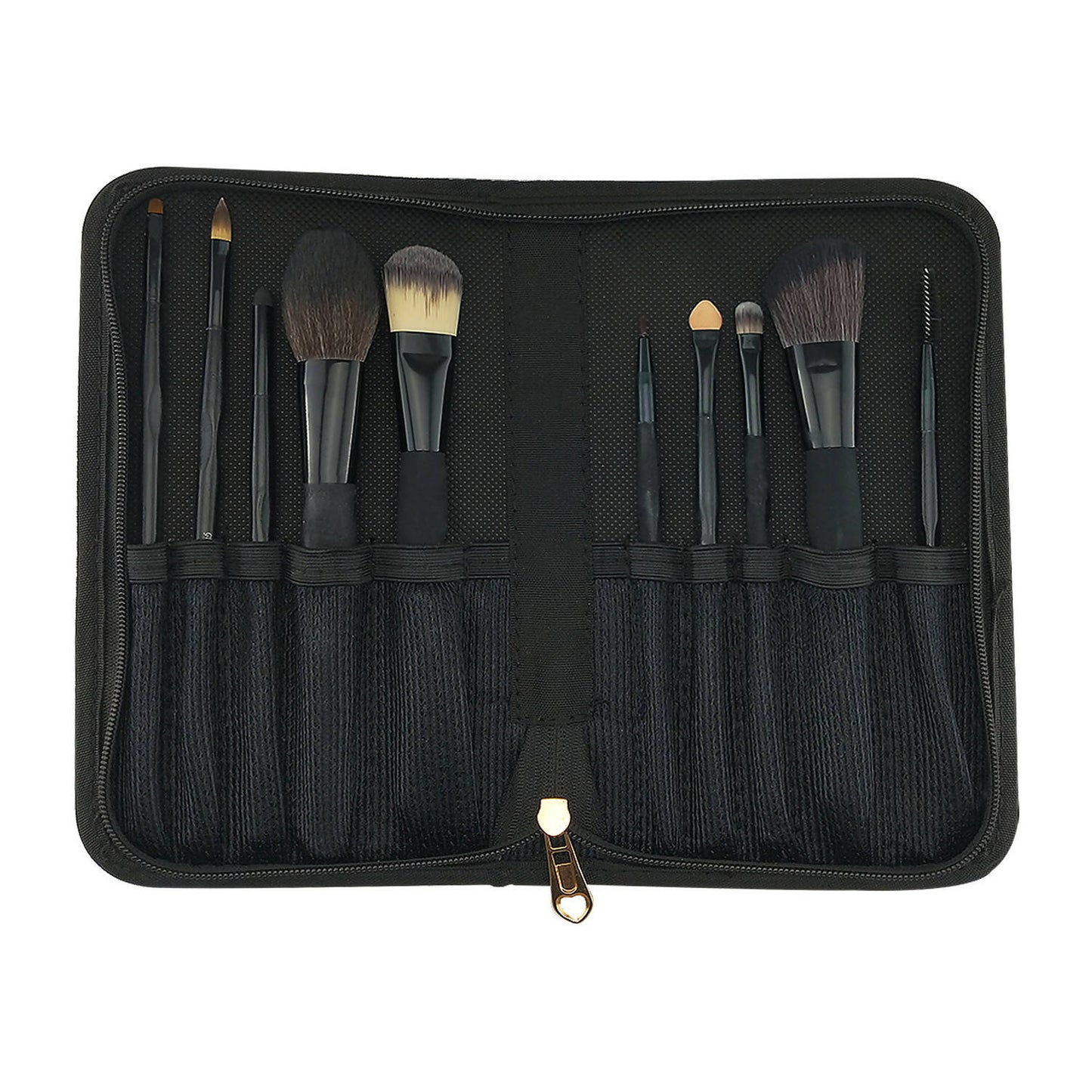 Glamgals Professional Makeup Brush Set Pack of 10 - BUDNE