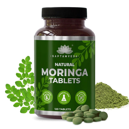 Saptamveda Natural Moringa Tablets - BUDEN