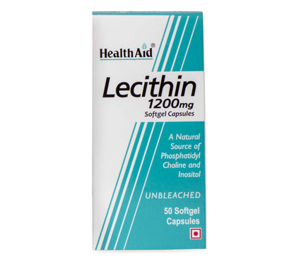 HealthAid Lecithin 1200 mg Softgel Capsules