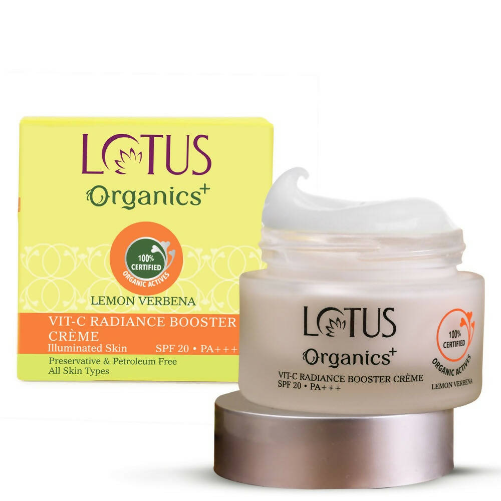 Lotus Organics+ Vit-C Radiance Booster Creme SPF 20 PA+++ - Lemon Verbena